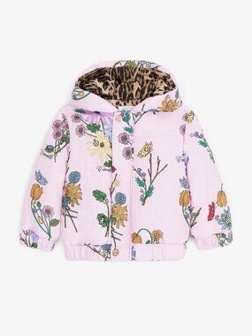 Roberto Cavalli Flower Print Padded Coat